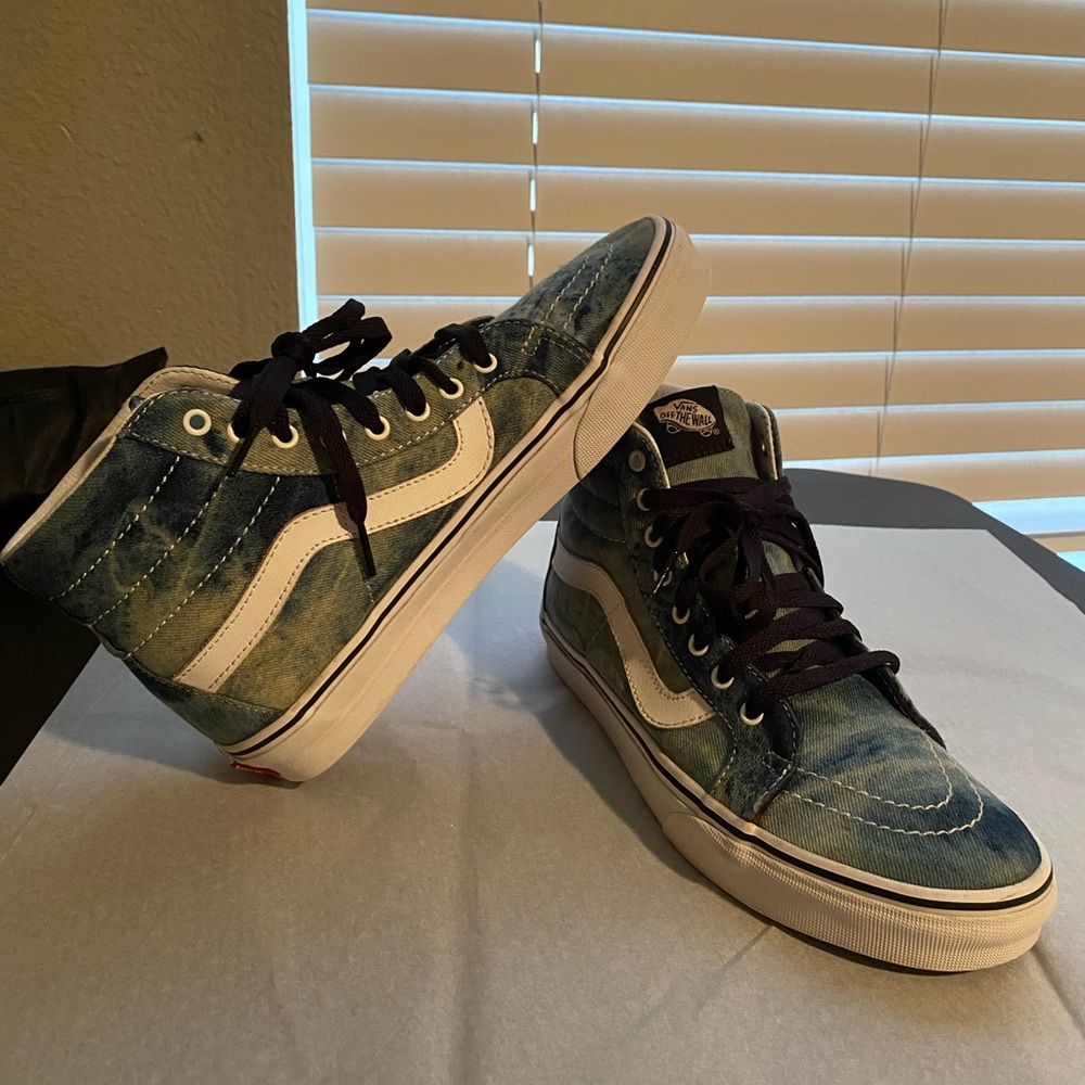 Vans Off the wall Denim Blue High-Top Sneakers
